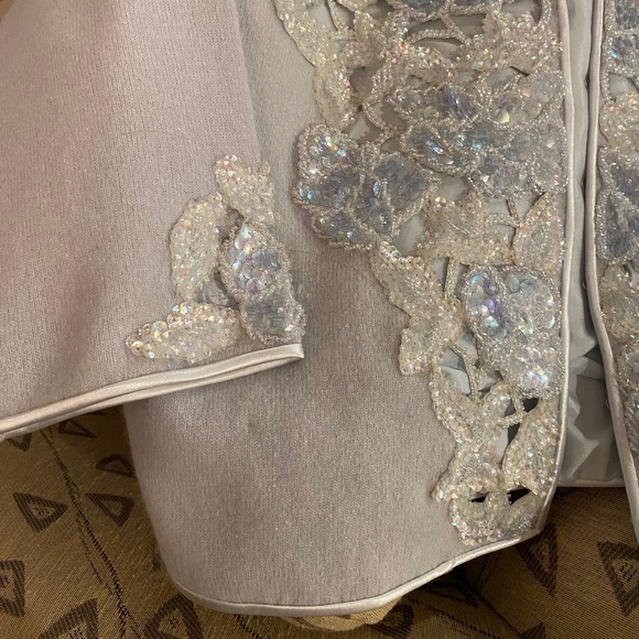 Elegant, Dressy Beaded Sweater - Picture 3 of 8